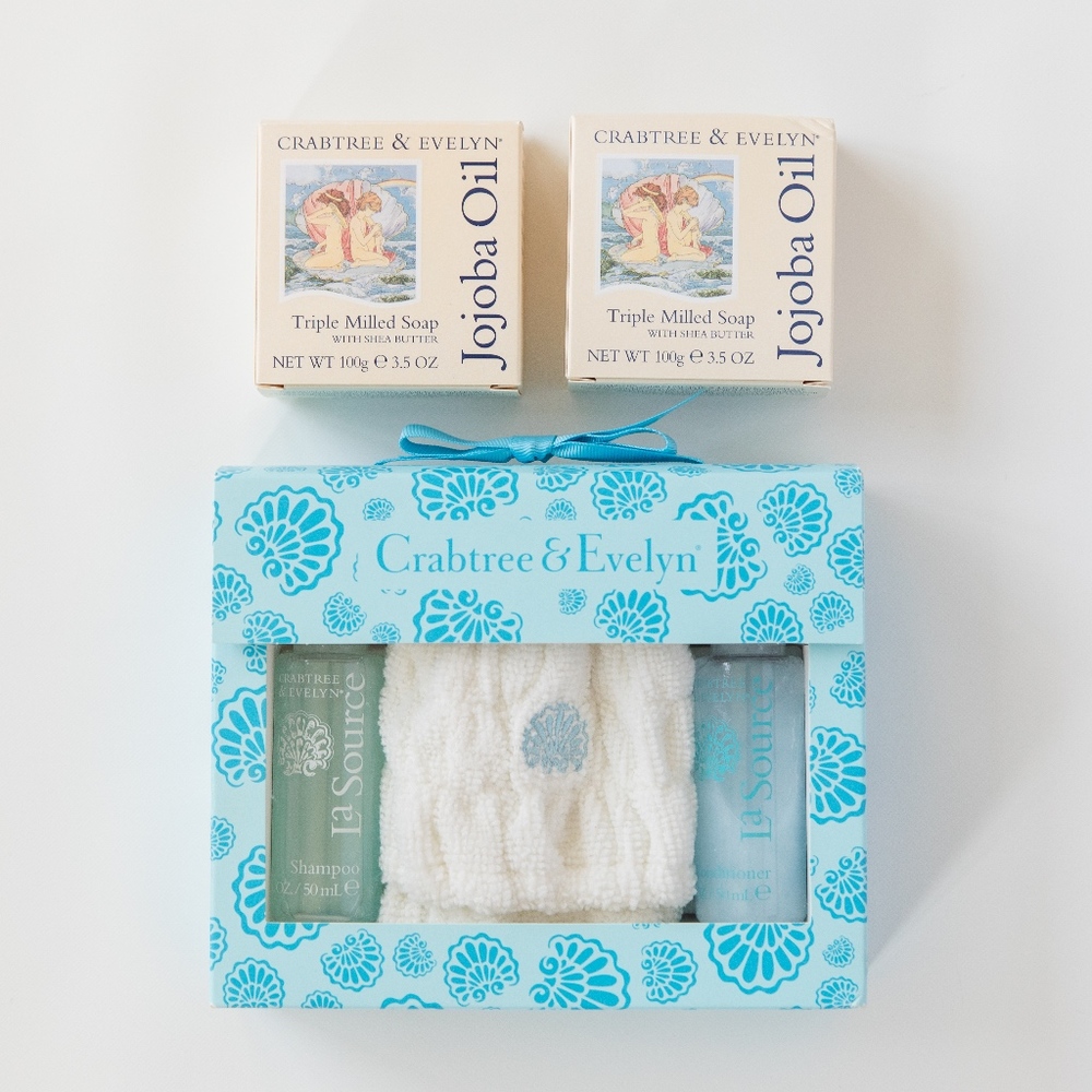 Crabtree & Evelyn Jojoba Oil Soap & LaSource Set